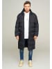 behype Wintermantel LONGLINE PUFFER PARKA in schwarz