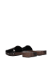 Miu Miu Schwarz Leder Hausschuhe