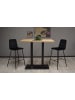 58 aufm Kessel TRESENTISCH Electra 120x70x106 schwarz matt/asteiche