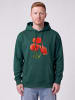 wat? Apparel Sweatshirt Poppy Flowers in Glazed Green