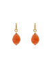 Steel_Art Creole mit Anhänger Dione goldfarben in orange
