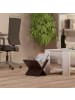relaxdays Zeitungsständer in Dunkelbraun - (B)32 x (H)25,5 x (T)29 cm