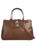 Cluty Handtasche echt Leder in cognac