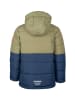 Trollkids Winterjacke "Gryllefjord" in Moos/Mystikblau/Goldgelb