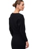 Zero  Strickkleid mit U-Boot Ausschnitt in Black Beauty