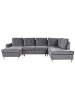 Beliani Schlafsofa LERUM in Grau - (W) 286 x (H) 92 x (L) 192 cm