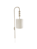 Wandleuchte LOKY in Beige/Weiß - (W) 18 x (H) 78 x (L) 18 cm