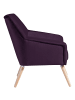 others SESSEL Kachka Bezug Samtvelour Buche natur / purple