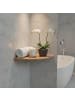 relaxdays Eckregal in Natur - (B)30 x (H)3 x (T)30 cm