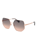 MAX & CO Frauen Sonnenbrille Geometrisch Rose Gold
