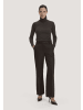 Hessnatur Wollhose Straight Leg in kakao braun