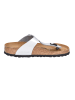 Birkenstock Zehentrenner in silber