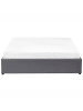 Beliani Doppelbett DINAN in Grau - (W) 149 x (H) 31 x (L) 214 cm