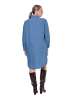 MIAMODA Kleid in mid blue denim