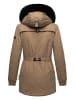 Navahoo Wintermantel Olessaa in Taupe