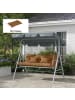 Outsunny Sitzkissen in Bräune 150L x 50B x 12H cm