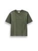 Coccodrillo T-shirt mit kurzen Ärmeln in khaki