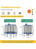 COSTWAY Trampolin in Schwarz