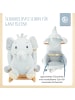 Bieco Spielwaren Schaukeltier Elefant Tiko in Grau