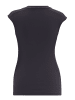 Venice Beach V-Neck Shirt VB Nimah in black charcoal