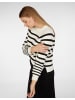 Lovely sisters Streifenpullover Pinar in off white stripe