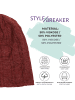 styleBREAKER Feinstrick Beanie Mütze in Moosgrau