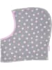 Playshoes Kinder Mütze "Fleece-Schlupfmütze Punkte" in Grau