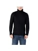 Gianni Lupo Schwarz Marabu Rollkragenpullover