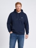 Petrol Industries Baumwoll-Hoodie in großen Größen steelview in Blau