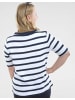 Navigazione Shirt in weiss navy