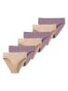 Schiesser Slip Essentials in mauve, beige