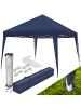 tectake Pavillon Linosa inklusive Spannseile, Heringe und Tragetasche, blau