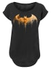 F4NT4STIC T-Shirt DC Comics Batman Arkham Knight Halloween Moon Logo in schwarz