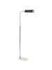 Beliani Stehleuchten DERWENT in Silber - (W) 17 x (H) 121 x (L) 42 cm