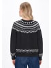 DreiMaster Women Cardigan in navy offwhite