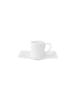 Villeroy & Boch Espressotasse mit Untertasse Modern Grace 60 ml weiß in weiß