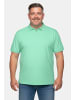 Men Plus Poloshirt in blaugrün