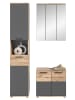 ebuy24 Badmöbelset Mason (3-teilig) Grau 112 x 34 cm