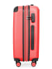 Hauptstadtkoffer Spree - Koffer Flugzeug Trolley Handgepäck Hartschale TSA 42L in Korall