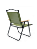 COFI 1453 Platinet Klappbarer Campingstuhl für Outdoor und Wohnmobil in Grün