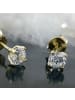 Gallay Ohrstecker Ohrring 4mm Zirkonia 9Kt GOLD in gold