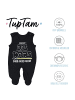 TupTam Unisex Baby Strampler mit Spruch in schwarz/weiß