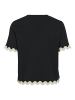 Vila T-Shirt VICalisa in schwarz sand - 0002