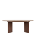 CALICOSY Esstisch LOU in Travertin - (W)160  x (H)75  x (L)90 cm