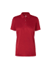 IDENTITY Polo Shirt active in Dunkel rot meliert