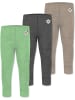 Normani Outdoor Sports 3er Pack Baby Merino Hose Unterhose „Tutira“ in Beige/Anthrazit/Grün