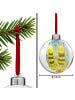 Mr. & Mrs. Panda Christbaumkugel Biene Verliebt Design ohne Spruch in Weiß