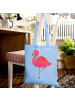 Mr. & Mrs. Panda Tragetasche Flamingo Classic ohne Spruch in Sky Blue