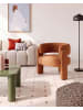Beliani Sessel BUREA in Orange - (W) 80 x (H) 74 x (L) 70 cm