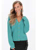 IZIA Cardigan in turquoise